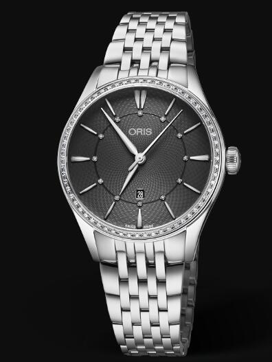 Review Oris Artelier Date Diamonds 33mm Replica Watch 01 561 7724 4953-07 8 17 79